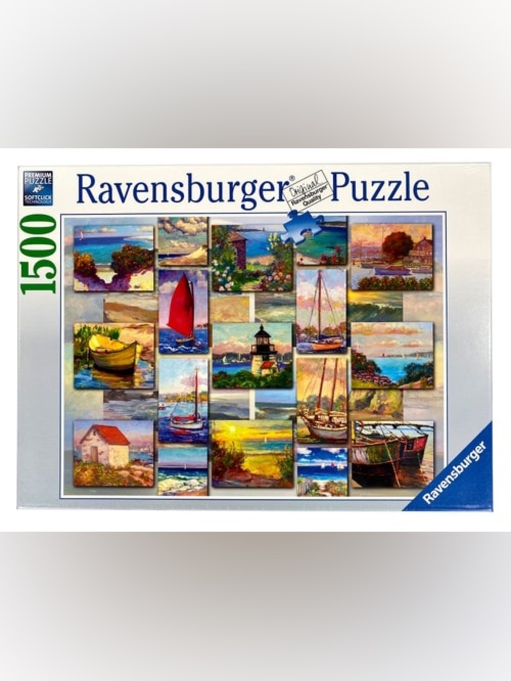 Ravensburger Coastal Collage Puzzle — 1500 pieces complete
